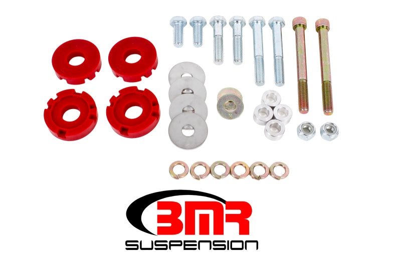 BMR 15-17 S550 Mustang Differential Lockout Bushing Kit (Polyurethane) - Red BMR Suspension Differential Bushings  AXOPROS