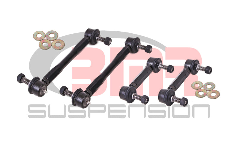 BMR 15-17 S550 Mustang Front and Rear Sway Bar End Link Kit - Black BMR Suspension Suspension Arms & Components AXOPROS