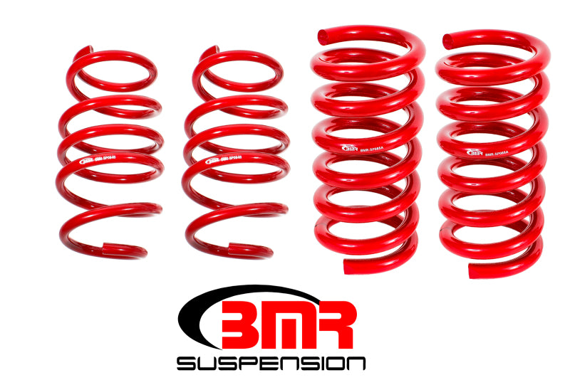 BMR 15-17 S550 Mustang Handling Version Lowering Springs (Set Of 4) - Red BMR Suspension Lowering Springs  AXOPROS