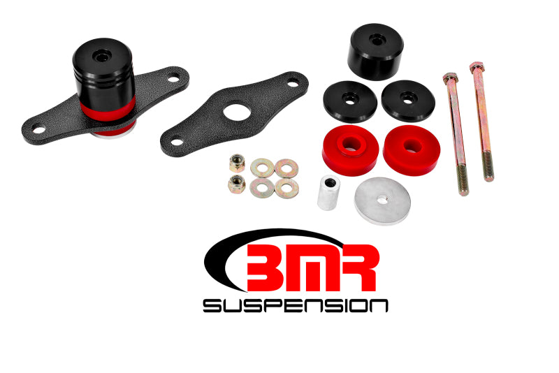 BMR 15-17 S550 Mustang Motor Mount Kit (Polyurethane) - Black Anodized BMR Suspension Engine Mounts AXOPROS