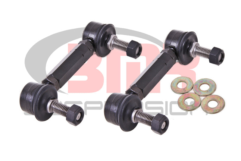 BMR 15-17 S550 Mustang Rear Sway Bar End Link Kit - Black BMR Suspension Suspension Arms & Components AXOPROS