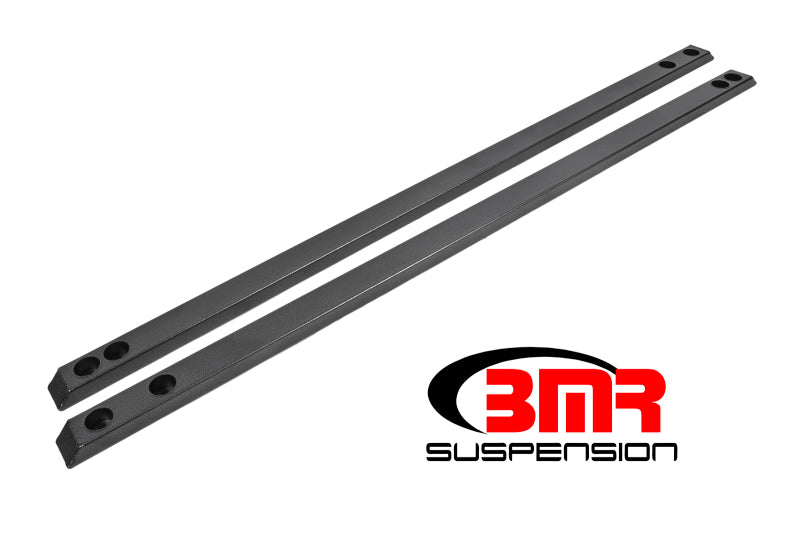 BMR 15-17 S550 Mustang Super Low Profile Chassis Jacking Rails - Black Hammertone BMR Suspension Chassis Bracing  AXOPROS