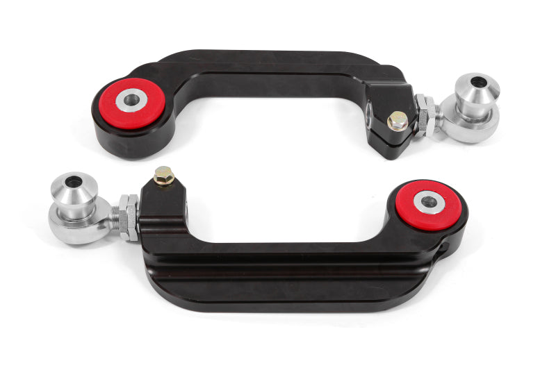 BMR 15-18 S550 Mustang Billet Aluminum Camber Links Adjustable (Poly/Rod ends) - Black Anodized BMR Suspension Camber Kits AXOPROS
