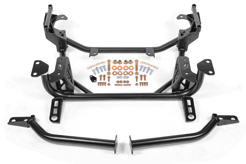BMR 15-20 Ford Mustang Street Version (DOM) K-Member - Black Hammertone BMR Suspension Crossmembers  AXOPROS