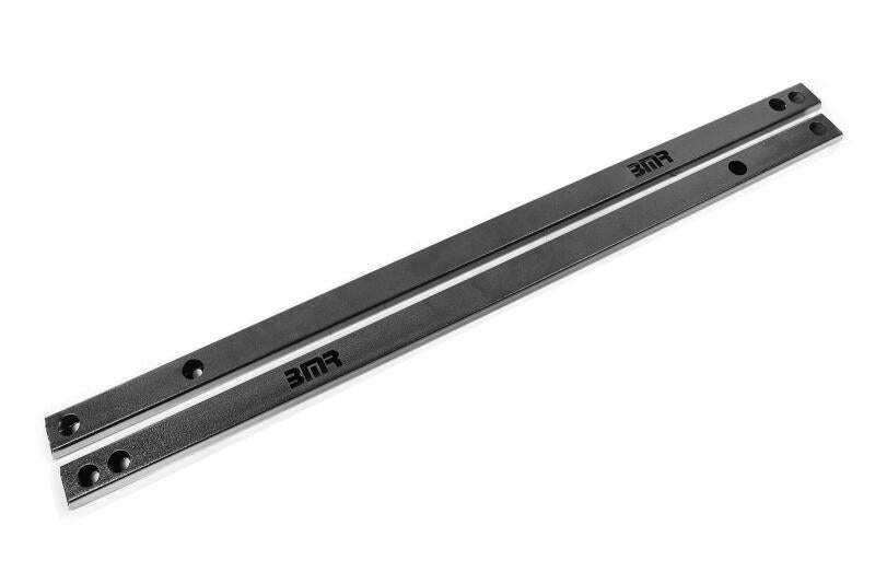 BMR 15-20 S550 Mustang Chassis Jacking Rails (Shorter Tube) - Black Hammertone BMR Suspension Chassis Bracing AXOPROS