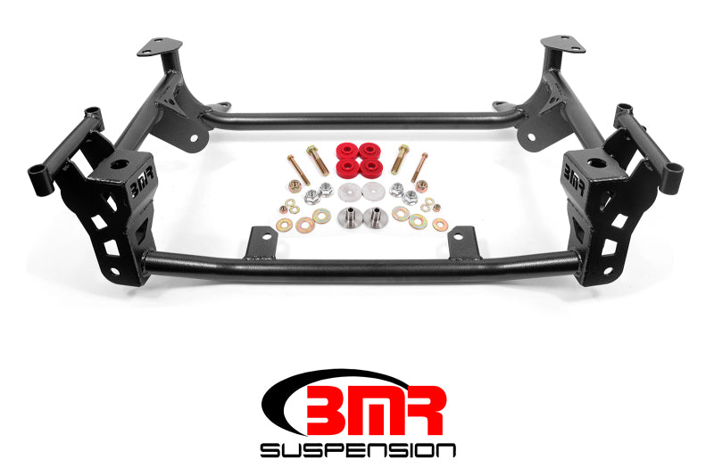 BMR 15+ Ford Mustang GT Lightweight K-Member - Black Hammertone BMR Suspension Crossmembers  AXOPROS