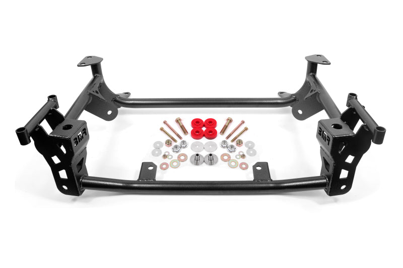 BMR 15+ Ford Mustang GT Lightweight K-Member - Black Hammertone BMR Suspension Crossmembers  AXOPROS