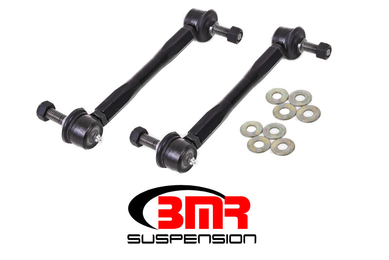 BMR 16-17 6th Gen Camaro Front Sway Bar End Link Kit - Black BMR Suspension Suspension Arms & Components AXOPROS