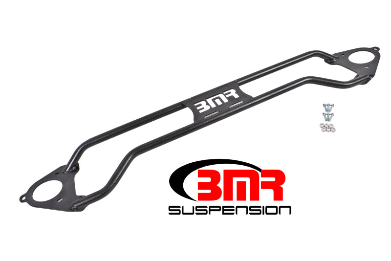 BMR 16-17 6th Gen Camaro Front Twin Tube Design Strut Tower Brace - Black Hammertone BMR Suspension Strut Bars AXOPROS