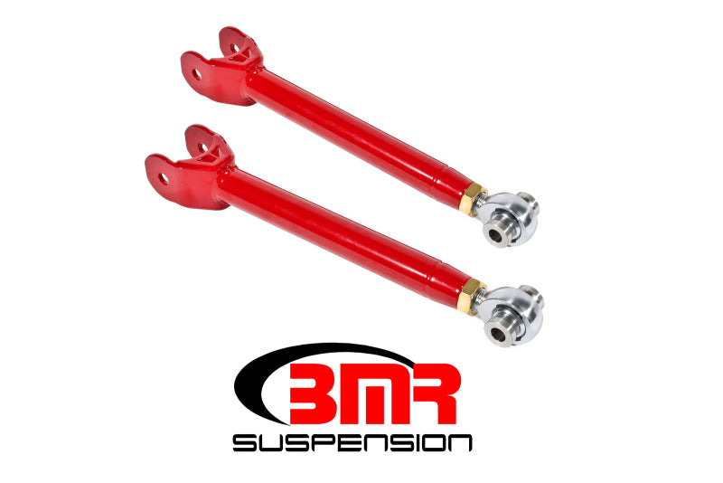 BMR 16-17 6th Gen Camaro Lower Trailing Arms w/ Single Adj. Rod Ends - Red BMR Suspension Suspension Arms & Components AXOPROS
