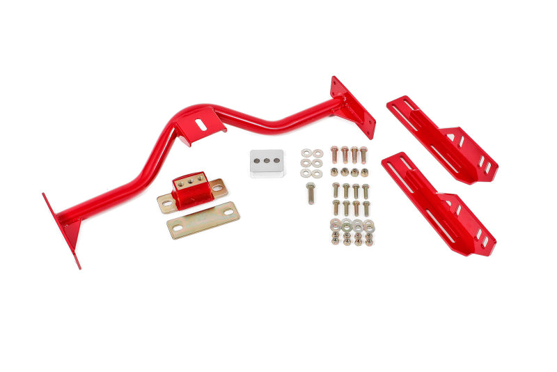 BMR 67-69 1st Gen F-Body Transmission Conversion Crossmember T56/TR6060/TH400/4L80E - Red BMR Suspension Crossmembers  AXOPROS