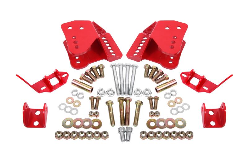 BMR 78-87 G-Body Rear Coilover Conversion Kit - Red BMR Suspension Coilover Components AXOPROS