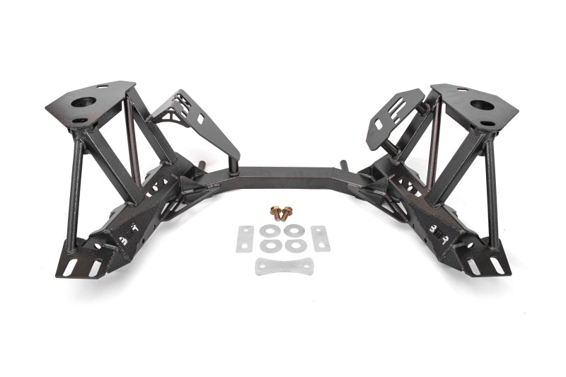 BMR 79-95 Ford Mustang K-Member Premium Version w/Spring Perches - Black Hammertone BMR Suspension Crossmembers AXOPROS