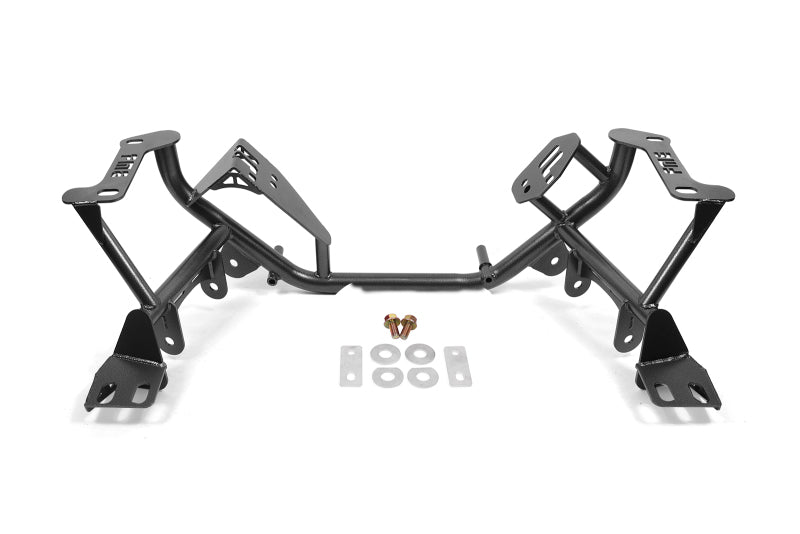 BMR 79-95 Ford Mustang K-Member Standard Version w/ Coilover Perches - Black Hammertone BMR Suspension Crossmembers AXOPROS