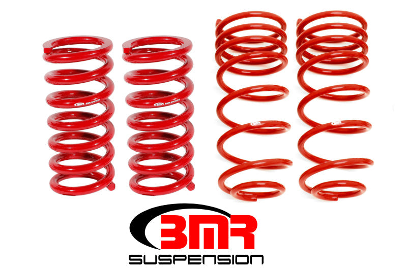 BMR 82-82 3rd Gen F-Body Lowering Spring Kit (Set Of 4) - Red BMR Suspension Lowering Springs AXOPROS