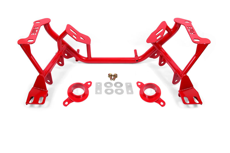 BMR 96-04 Ford Mustang K-Member Standard Version w/ Spring Perches - Red BMR Suspension Crossmembers AXOPROS
