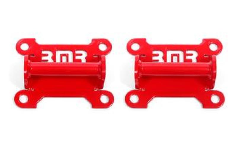 BMR 98-02 Chevrolet Camaro Motor Mount Kit (Solid Steel) - Red BMR Suspension Engine Mounts AXOPROS