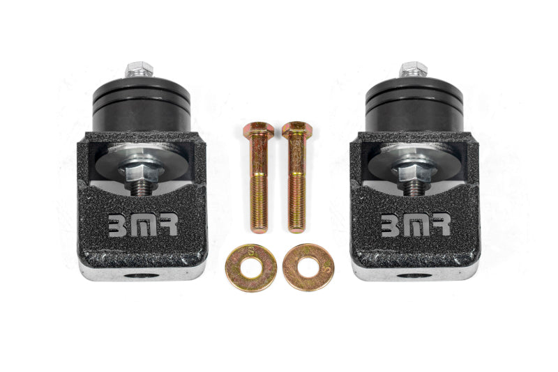 BMR Chevy SS and Pontiac G8 Motor Mount Kit (Solid Bushings) Black Hammertone BMR Suspension Engine Mounts AXOPROS