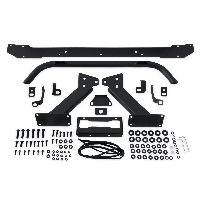 Body Armor 4x4 18-21 Subaru Crosstrek HiLine Front Winch Bumper Body Armor 4x4 Bumpers - Steel AXOPROS