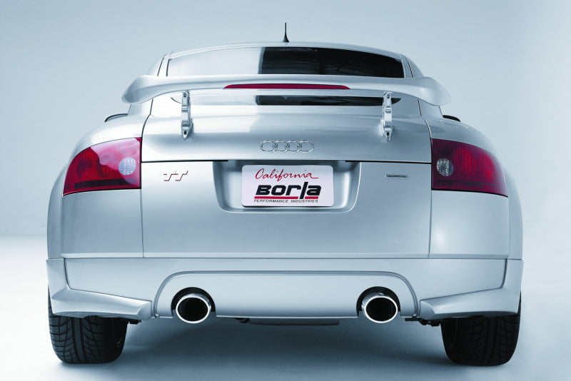 Borla 01-06 Audi TT Quattro 1.8T 225HP MT AWD 2dr Single Split Rear Exit SS Catback Exhaust Borla Catback AXOPROS