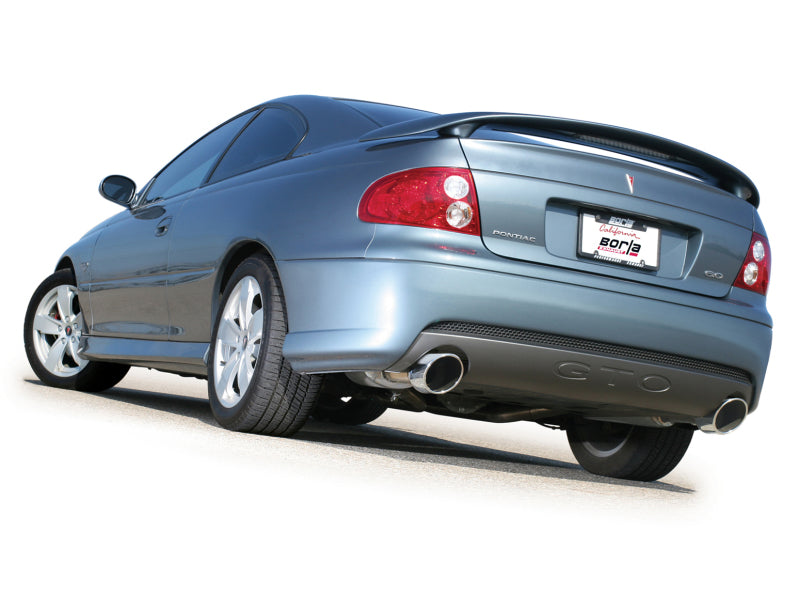 Borla 05-06 Pontiac GTO Coupe 2dr 6.0L 8cyl AT/MT 4spd/6spd RWD SS Catback Exhaust w/ inXin Pipe Borla Catback AXOPROS