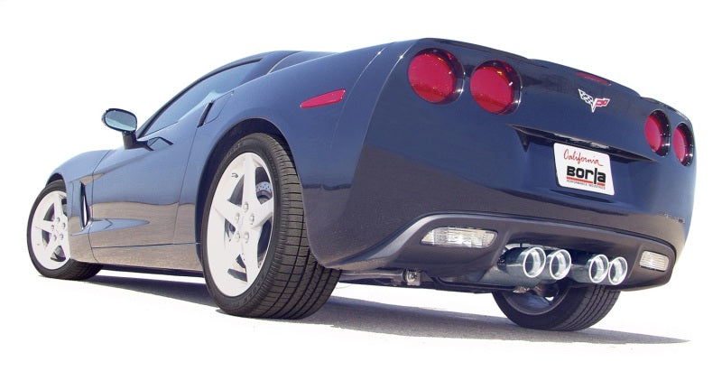 Borla 05-08 Chevrolet Corvette Coupe/Conv 6.0L/6.2L 8cyl Aggressive ATAK Exhaust (rear section only) Borla Catback AXOPROS