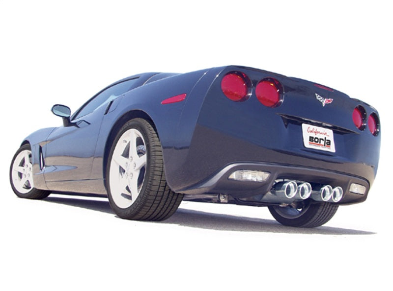 Borla 05-08 Chevrolet Corvette Coupe/Convertible 2dr 6.2L 8cyl AT/MT 6spd ATAK SS Catback Exhaust Borla Catback AXOPROS