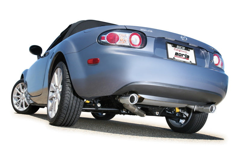 Borla 06-14 Mazda MX-5 Miata 2.0L RWD Twin-Tip Cat Back Exhaust Borla Catback AXOPROS