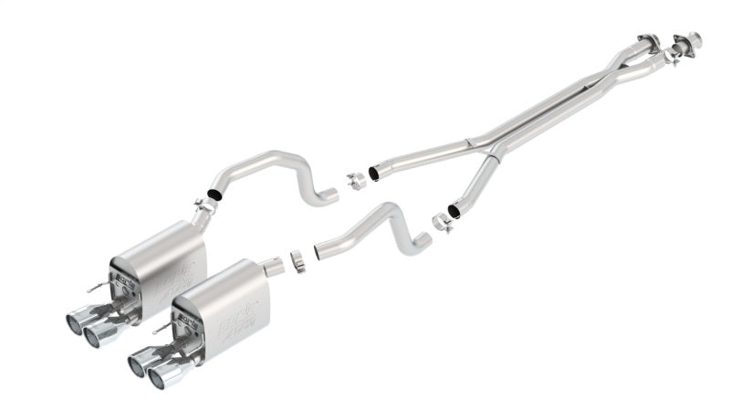 Borla 09-11 Chevrolet Corvette 6.2L V8 Aggressive ATAK Catback Exhaust Borla Catback AXOPROS