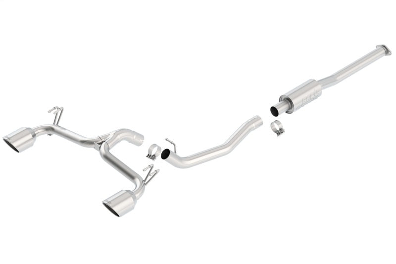 Borla 09-15 Mitsubishi Lancer Ralliart 2.0L 4cyl MT 6spd AWD Catback Exhaust Borla Catback AXOPROS