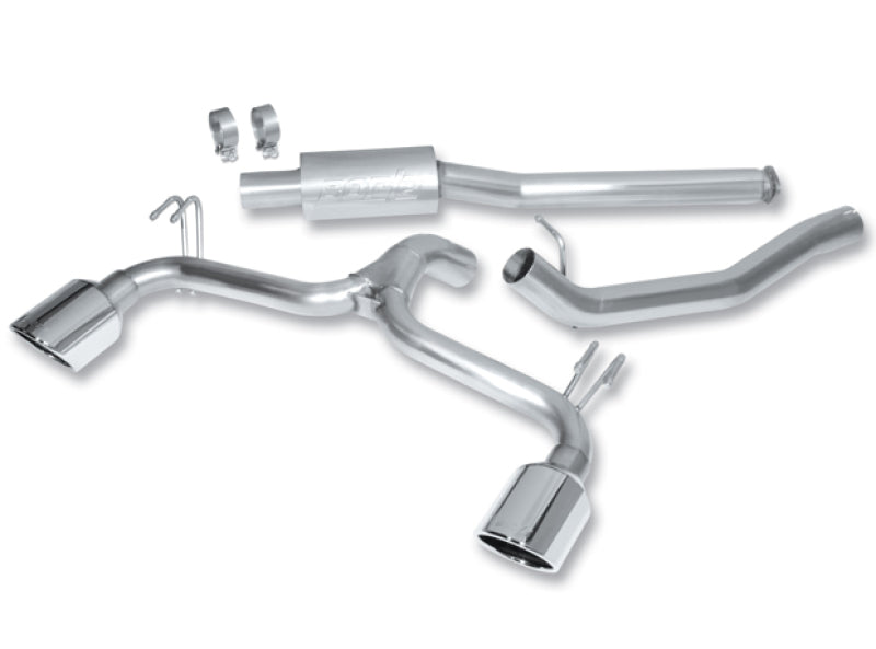 Borla 09-15 Mitsubishi Lancer Ralliart 2.0L 4cyl MT 6spd AWD Catback Exhaust Borla Catback AXOPROS