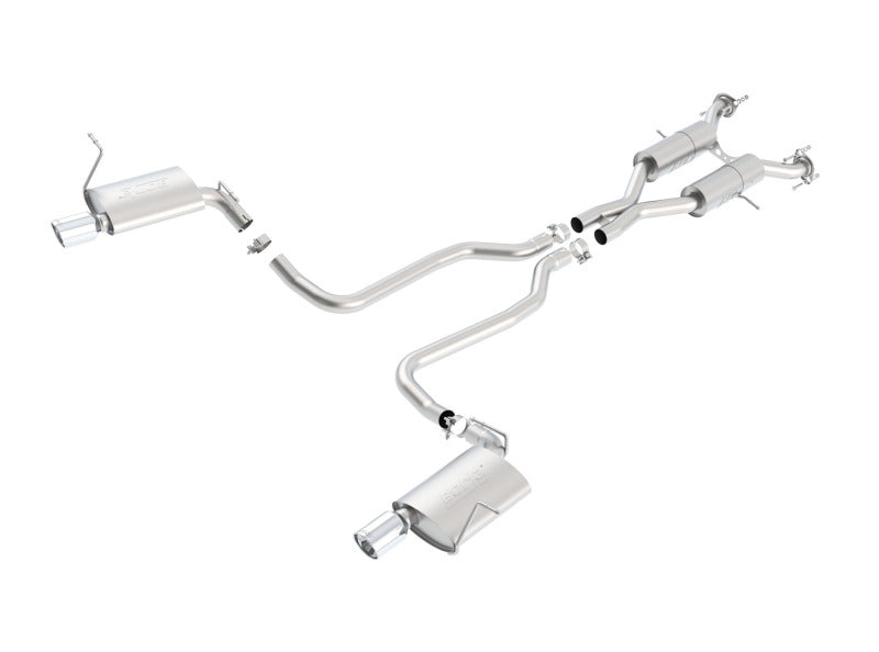 Borla 11-16 Jeep Grand Cherokee Limited/Laredo 5.7L 8cyl 4WD/RWD SS Catback Exhaust Borla Catback AXOPROS