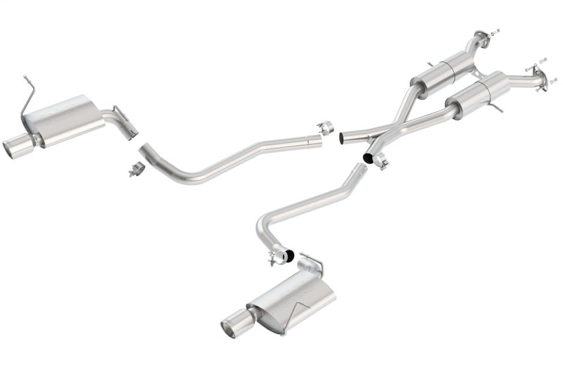 Borla 11-16 Jeep Grand Cherokee Limited/Laredo 5.7L 8cyl 4WD/RWD SS Catback Exhaust Borla Catback AXOPROS