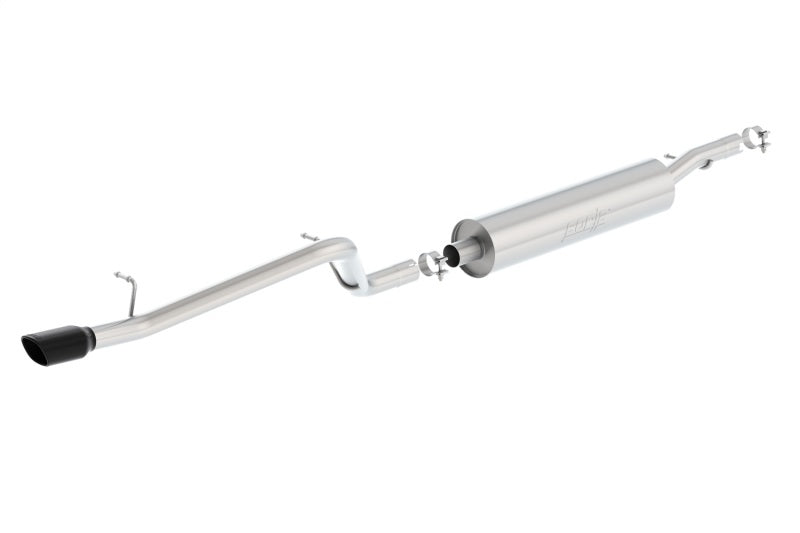 Borla 12-16 Jeep Wrangler V6 4WD Dirt Sport Cat-Back 2.5in Single Square Rolled Angle Cut Rear Borla Catback AXOPROS