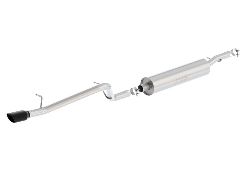 Borla 12-16 Jeep Wrangler V6 4WD Dirt Sport Cat-Back 2.5in Single Square Rolled Angle Cut Rear Borla Catback AXOPROS