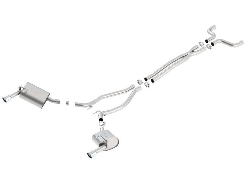 Borla 14-15 Camaro 3.6L V6 Single Split Rear Exit Touring Catback Exhaust Borla Catback AXOPROS