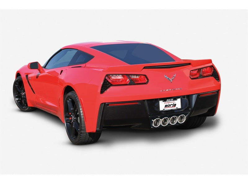 Borla 14-15 Chevy Corvette C7 w/o AFM w/o NPP Atak Rear Section Exhaust Quad Rd RL Tips Borla Catback AXOPROS