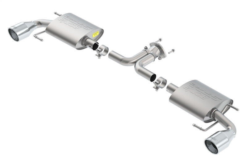 Borla 14-16 Mazda 3 2.0/2.5L AT/MT FWD S-Type Cat-Back Exhaust Single Split Rear Exit Borla Catback AXOPROS
