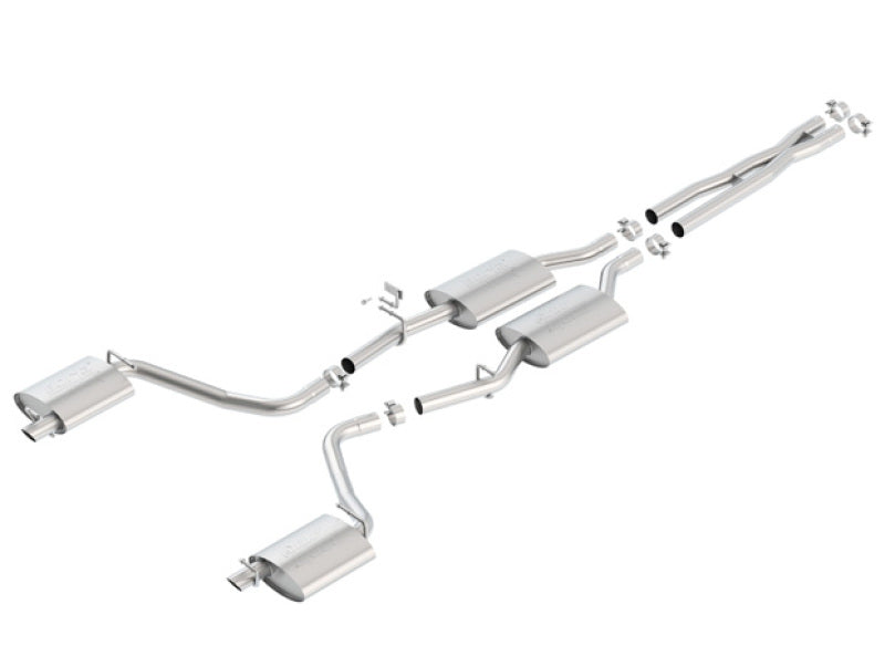Borla 15-16 Dodge Charger 3.6L V6 ATAK Cat Back Exhaust (Uses Factory Valence) Borla Catback AXOPROS