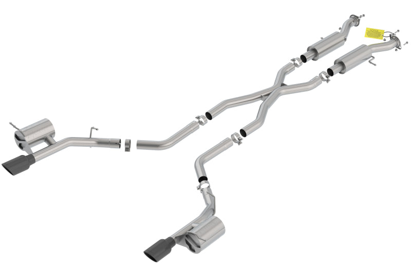 Borla 18-20 Dodge Durango SRT 6.2L V8 2.75in ATAK SS Catback Exhaust w/ BLK Chrome Tips Borla Catback AXOPROS