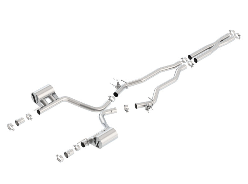Borla 2015-2022 Charger SRT 392 / Scat Pack 6.4L Atak Catback Exhaust Single Split Rear Exit Borla Catback AXOPROS