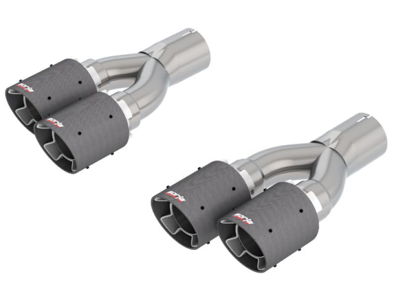 Borla 2018 Grand Cherokee Trackhawk 6.2L V8 AT AWD 4DR 3in Carbon Fiber Tip Kit Borla Tips AXOPROS