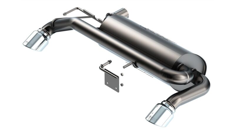 Borla 21-22 Ford Bronco 2.7L V6 4WD ATAK Axle Back Exhaust w/ Bright Chrome Tips Borla Axle Back AXOPROS