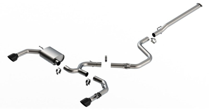 Borla 22-23 Hyundai Elantra N 2.0L 4 CYL. Turbo AT/MT ATAK Catback Exhaust Black Chrome Borla Catback AXOPROS