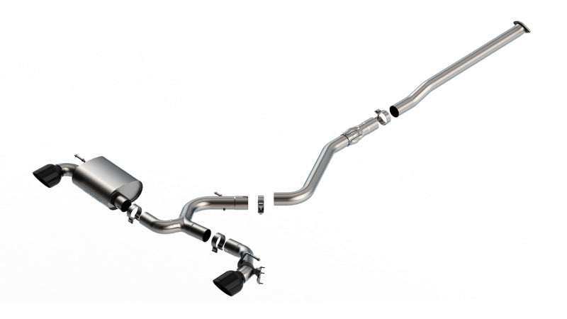 Borla 22-23 Hyundai Kona N 2.0L 4 CYL. Turbo AT/MT ATAK Catback Exhaust Black Chrome Borla Catback AXOPROS