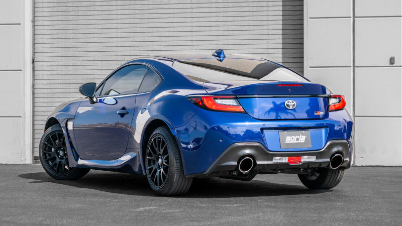 Borla 22-23 Subaru BRZ/Toyota GR86 2.4L RWD AT/MT ATAK Catback Exhaust - Polished Tips Borla Catback AXOPROS