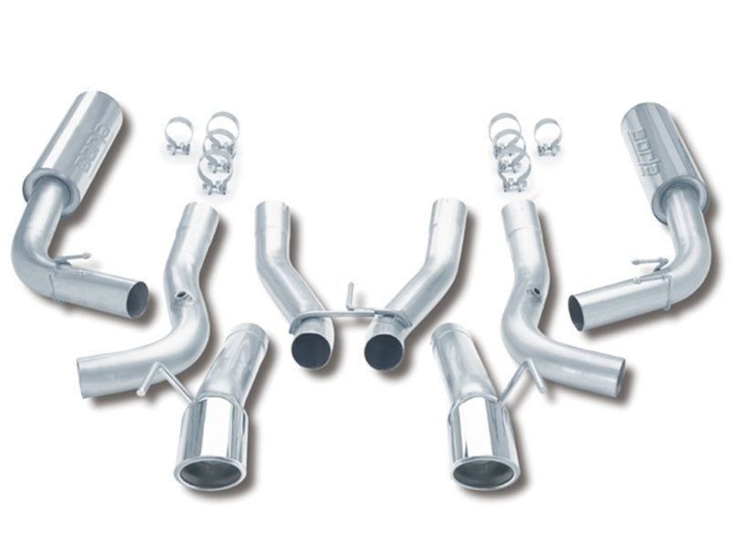 Borla 96-02 Viper GTS/R/T-10 Coupe/Convertible 2dr w/ 2.5in Inlets SS Catback Exhaust System Borla Catback AXOPROS