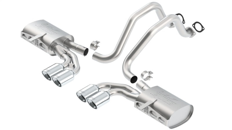 Borla 97-04 Chevrolet Corvette 5.7L 8cyl ATAK SS Catback Exhaust Borla Catback AXOPROS