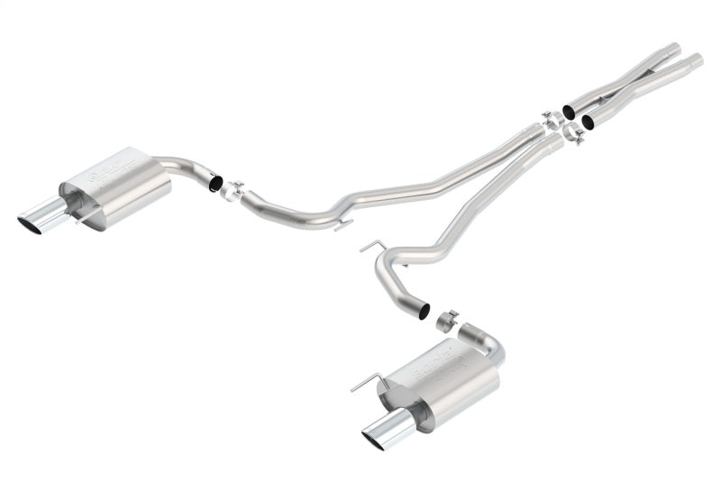Borla Atak S Cat-Back 15-17 Ford Mustang GT 5.0L V8 MT/AT 2.5in pipe 4in tip Borla Catback AXOPROS