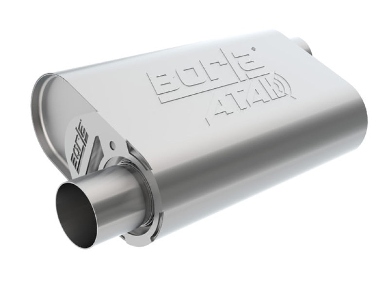 Borla CrateMuffler LS3 ATAK 2.5in Offset/Offset 14inx4.35inx9in Muffler Borla Muffler AXOPROS